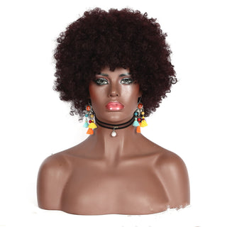  Ethnic Style High Small Curly Afro Wig cashymart