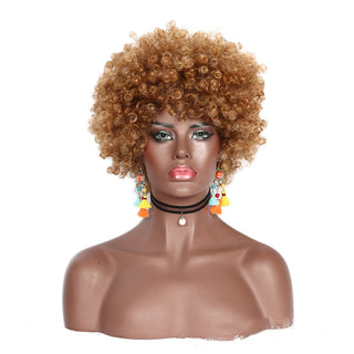  Ethnic Style High Small Curly Afro Wig cashymart