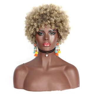  Ethnic Style High Small Curly Afro Wig cashymart