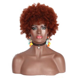  Ethnic Style High Small Curly Afro Wig cashymart