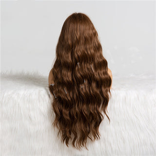  Brown Long Curly Wig cashymart