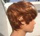 Brown and Golden Highlights Short Hair Wig