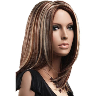  Linen Brown Medium to Long Hair Wig cashymart