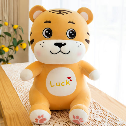  Adorable Lucky Tiger Plush Pillow cashymart