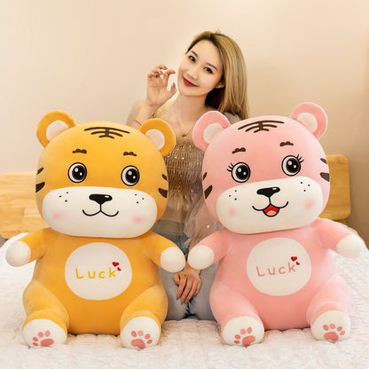  Adorable Lucky Tiger Plush Pillow cashymart