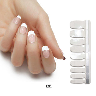  Pearlescent Gloss Nail Polish Film Sticker cashymart