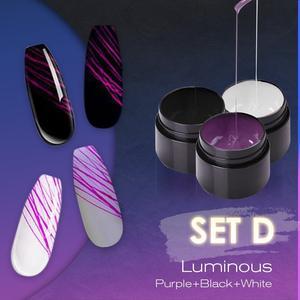  Manicure Luminous Nail Art Spider Nail Gel cashymart