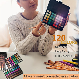  120-Color Mini Eyeshadow Palette cashymart