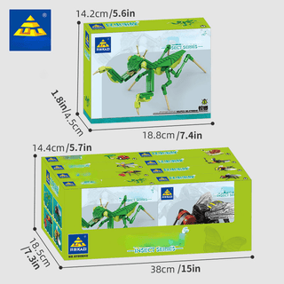  Dragonfly & Mantis Insect Building Blocks cashymart