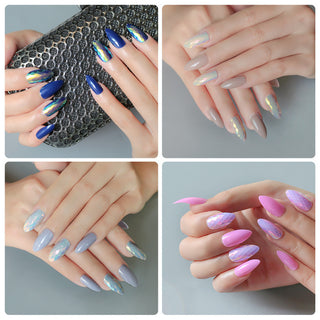  24 pieces of trendy wearable fake nail pieces cashymart