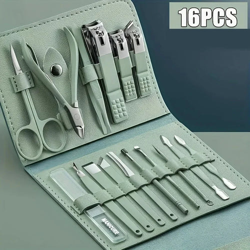  16pcs Professional Nail Clippers Set cashymart