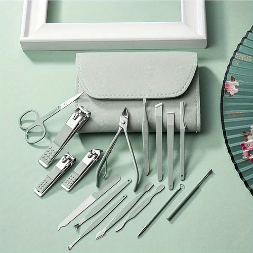  16pcs Professional Nail Clippers Set cashymart