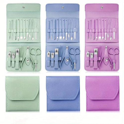  16pcs Professional Nail Clippers Set cashymart