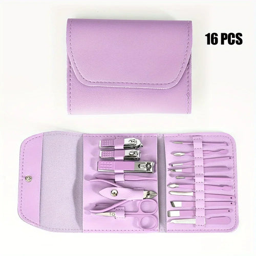  16pcs Professional Nail Clippers Set cashymart