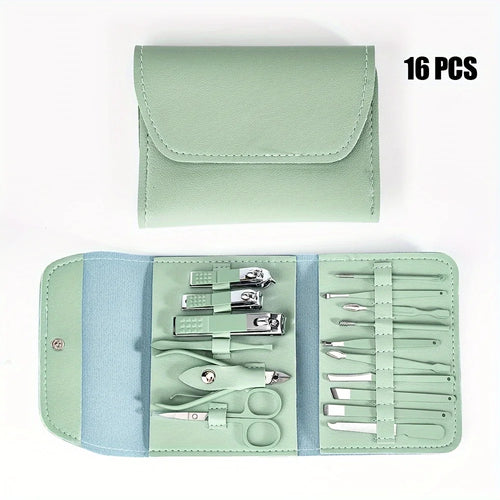  16pcs Professional Nail Clippers Set cashymart
