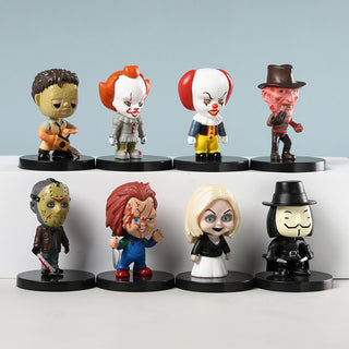  Spooky 8-Piece Horror Doll Set cashymart