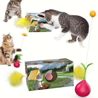  Interactive 1 To 2 Cat Toys cashymart