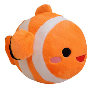  Clownfish Aquatic Plush Throw Pillow cashymart