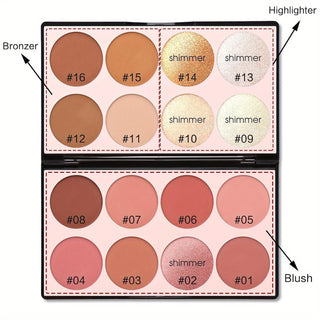  16-Shade All-In-One Contour Palette cashymart