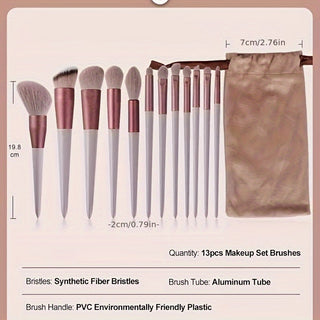  13-Piece Makeup Brush Set cashymart