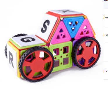 Magnetic Building Blocks Set for 4-6 Year Olds cashymart