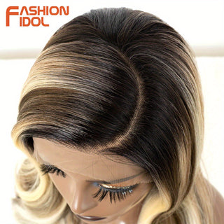  FASHION IDOL 26 Inch Ombre Brown Wave Wig cashymart