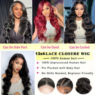  Bye Bye Knots Body Wave Wig cashymart