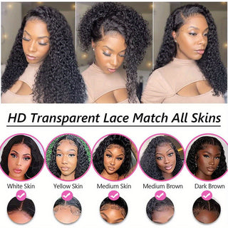  Jerry Curly Lace Front Wig cashymart