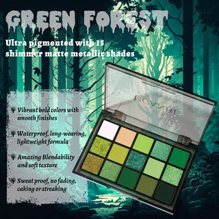  UCANBE Green Eyeshadow Palette cashymart