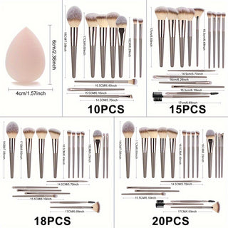  10-20pcs Makeup Brush Set cashymart