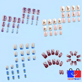  96-Piece Press-On Nail Set cashymart