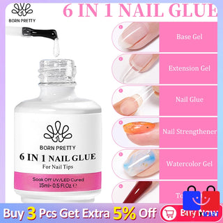  6-in-1 Ultimate Nail Gel Solution cashymart