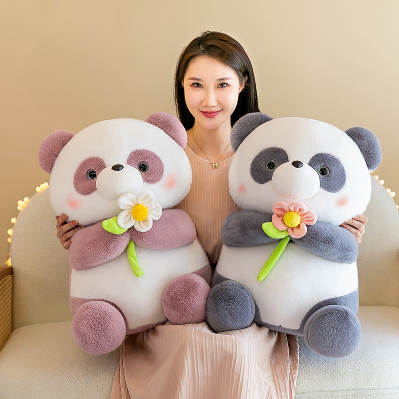  Adorable Flower Panda Plush Toy Collection cashymart