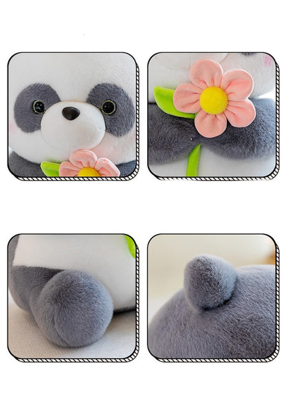  Adorable Flower Panda Plush Toy Collection cashymart