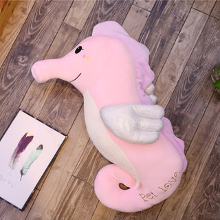  Seahorse Plush Doll Pillow cashymart