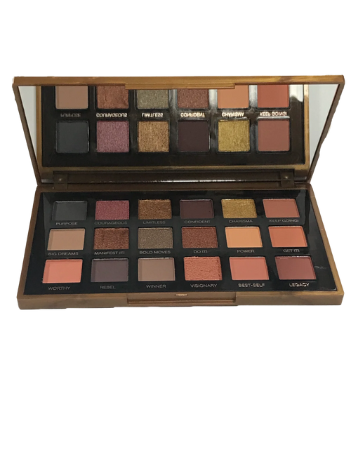  18 Color Golden Eye Shadow Palette Matte and Glitter cashymart