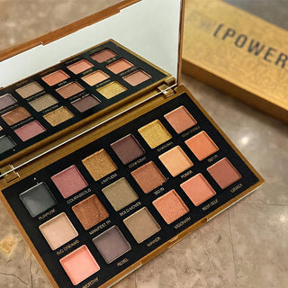  18 Color Golden Eye Shadow Palette Matte and Glitter cashymart