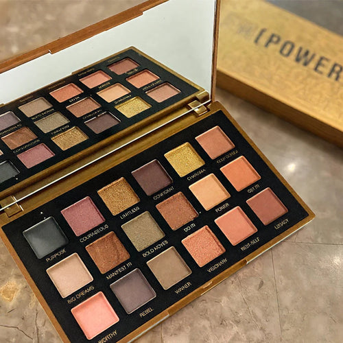  18 Color Golden Eye Shadow Palette Matte and Glitter cashymart