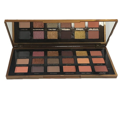  18 Color Golden Eye Shadow Palette Matte and Glitter cashymart