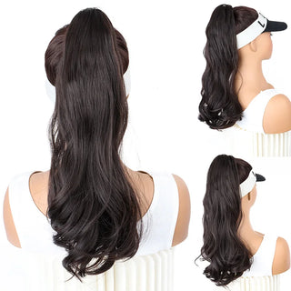  18 Inch Synthetic Wavy Curly Ponytail Extension cashymart