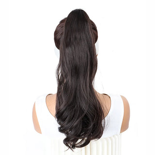  18 Inch Synthetic Wavy Curly Ponytail Extension cashymart