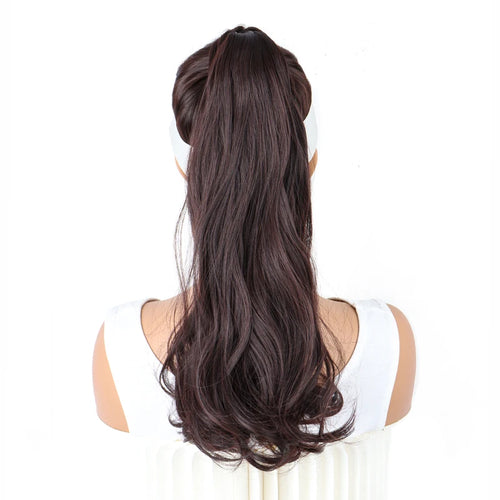 18 Inch Synthetic Wavy Curly Ponytail Extension cashymart