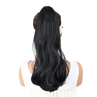  18 Inch Synthetic Wavy Curly Ponytail Extension cashymart