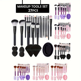  27-Piece Nylon Brush Set cashymart