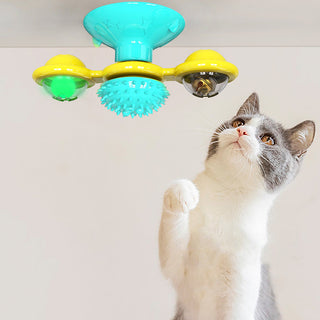  Cat Rotating Windmill Interactive Toy cashymart