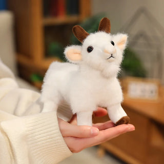  18cm Plush Black White Goat Pendant Toy cashymart