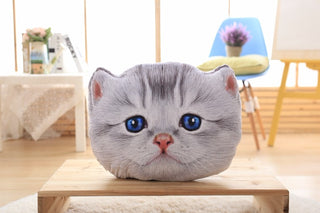  Cuddly Cat-Shaped Car Cushion and Nap Pillow cashymart