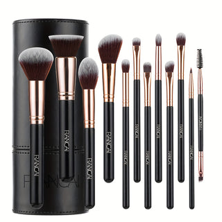  12-Piece Premium Makeup Brush Kit cashymart