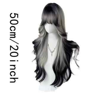  Ombre Elegance: 20-Inch Curly Wig cashymart