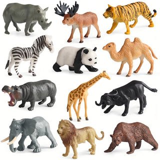  12 Realistic Animal Figures cashymart